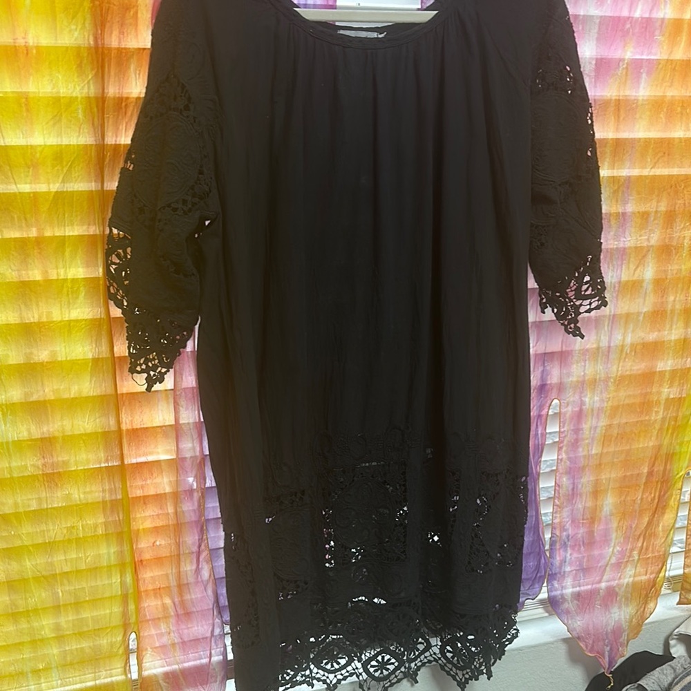 Gorgeous siganka 100% Cotten dress - handmade embroidery
